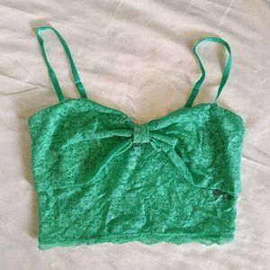 Victoria's Secret lace long line bow bralette